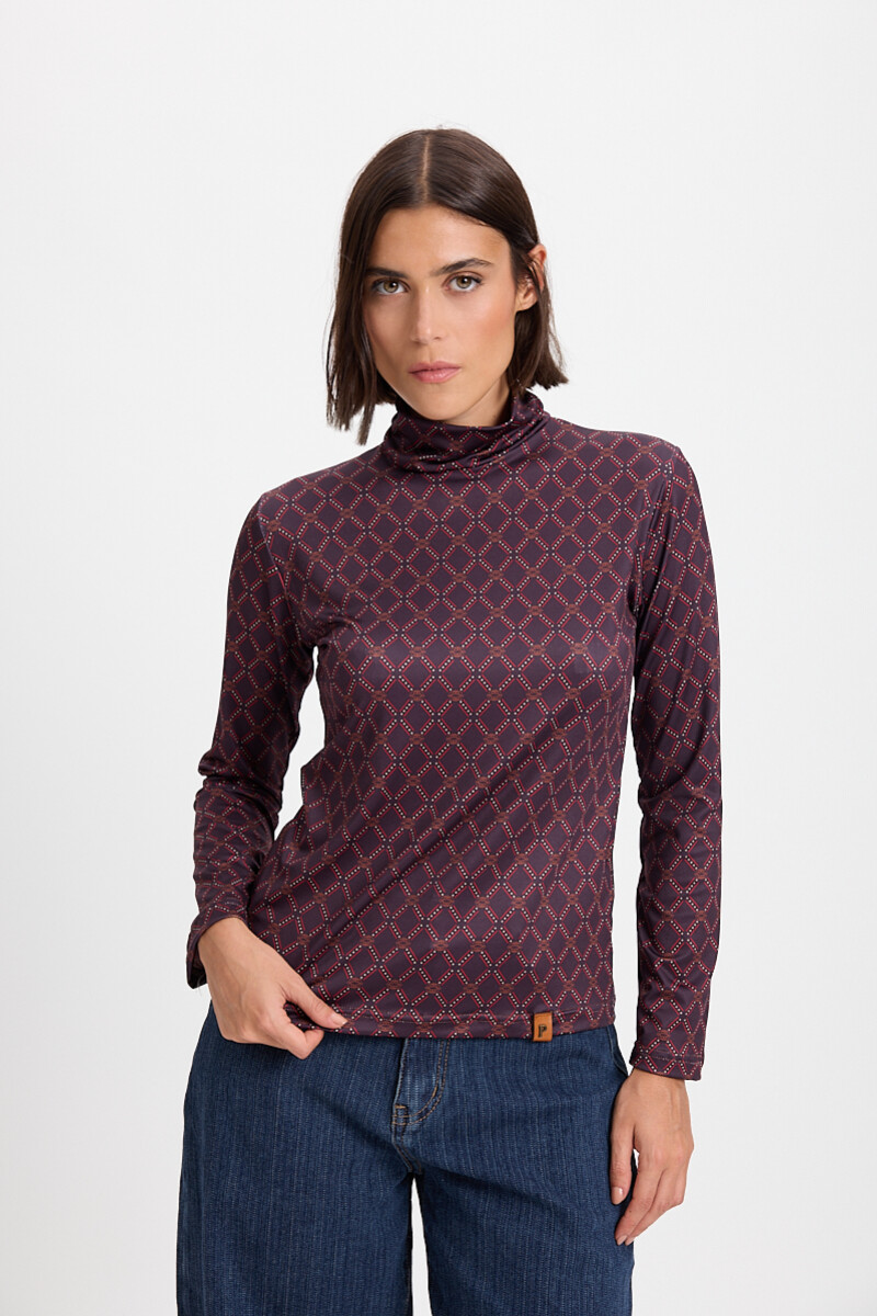 Polera Junno Bordeaux