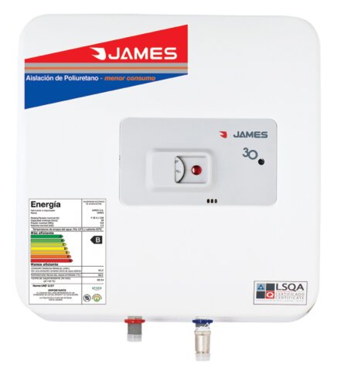 Termotanque James L/prisma 30l* (p) 
