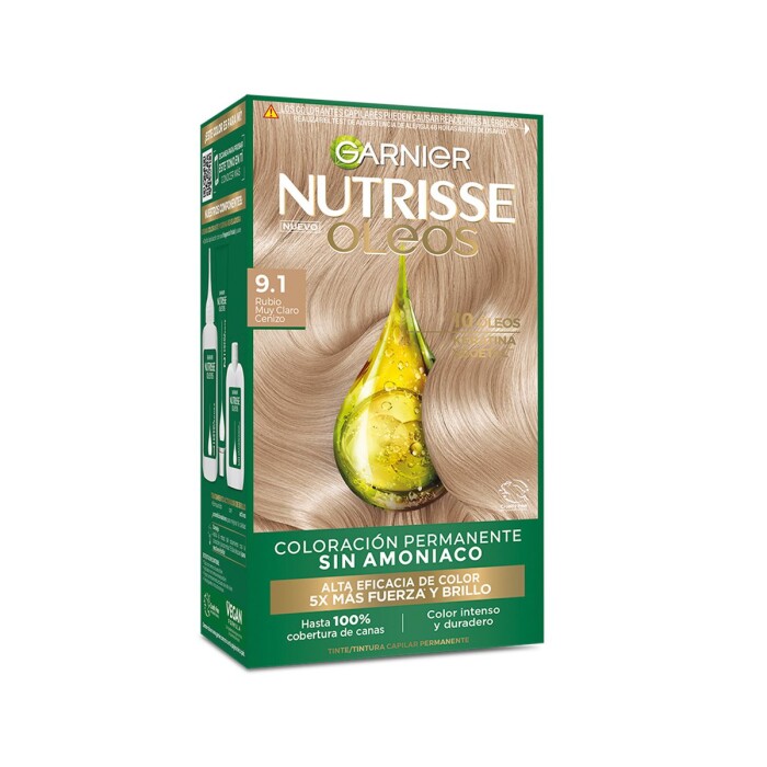 NUTRISSE TINTURA OLEO RUBIO CENIZO 9.1 única