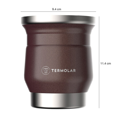 Set Matero Termolar c/Termo R-Evolution 1L + Mate Tupi 250Ml Plata/bronce