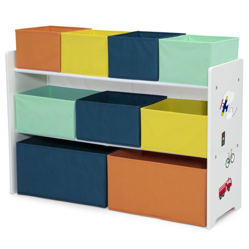 Organizador extra grande multicolor de 9 contenedores Organizador extra grande multicolor de 9 contenedores