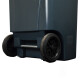 Tarro de residuos con ruedas 180 lts GRIS