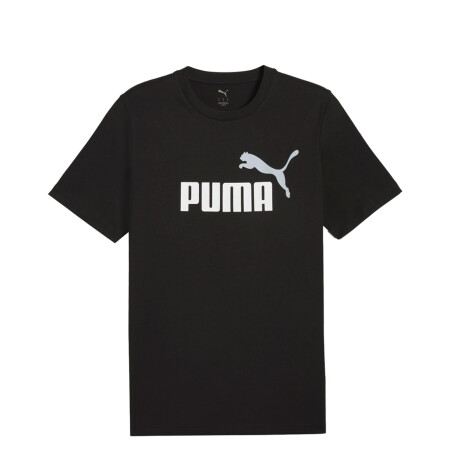 Remera de Hombre Puma Logo Tee Negro