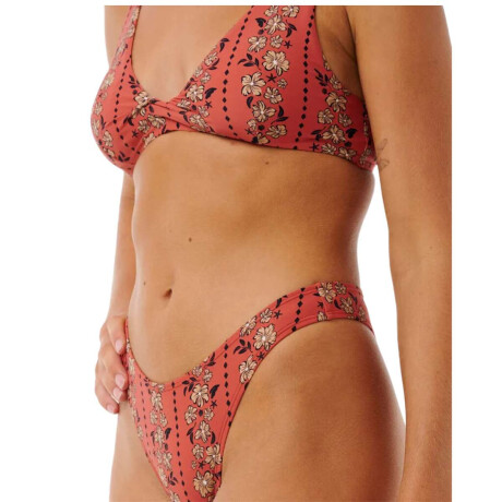 Bikini Rip Curl Soleil Hi Leg Skimpy Rojo