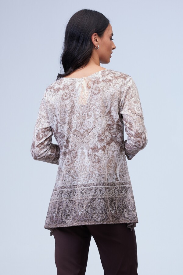 Blusa Brillos TOSTADO/MULTI