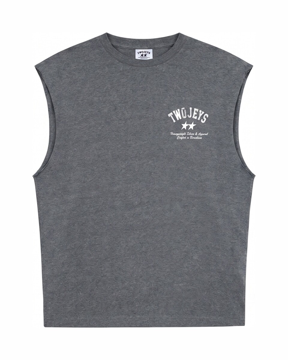 Musculosa TwoJeys Basic Dirty - Negra 