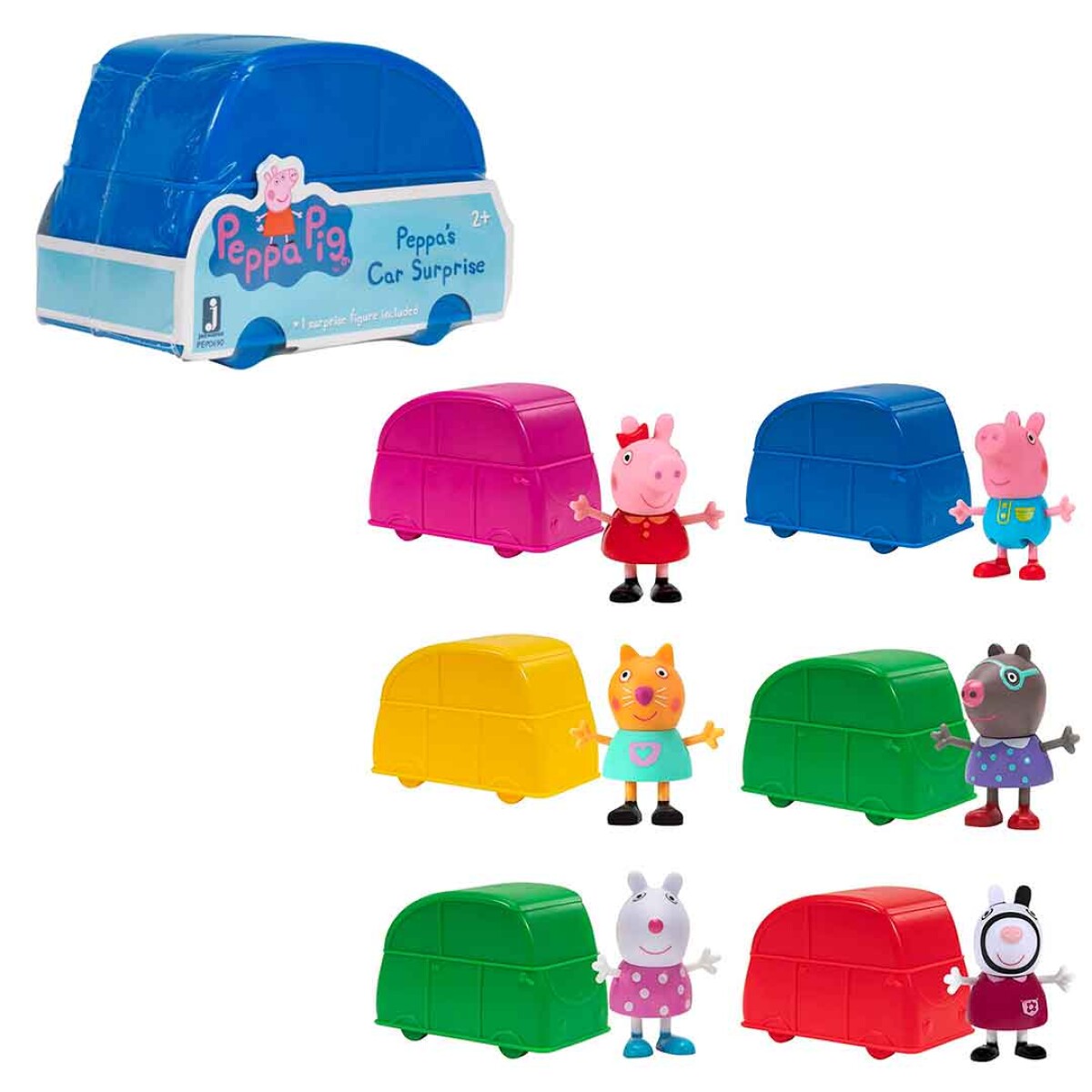 Mini Auto Sorpresa Peppa Pig con figura 