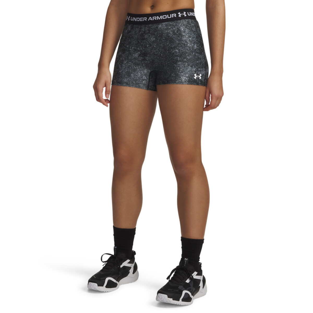 HeatGear Print Shorty-BLU - BLK-008 