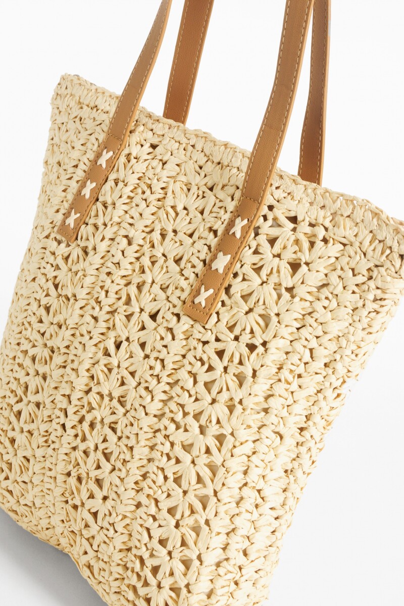 Bolso playero crudo