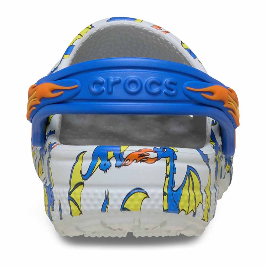 Crocs Classic Dragon Graphic Clog T Niños 1 a 5 años Atmosphere
