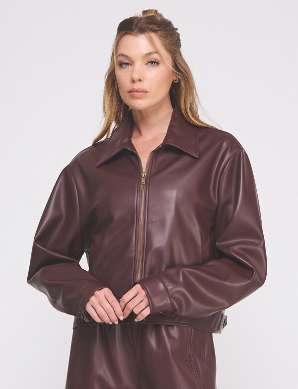 Camperita Eco Cuero BORDEAUX