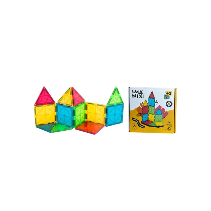 Bloques Magneticos Imanix Classic 12 piezas Bloques Magneticos Imanix Classic 12 piezas