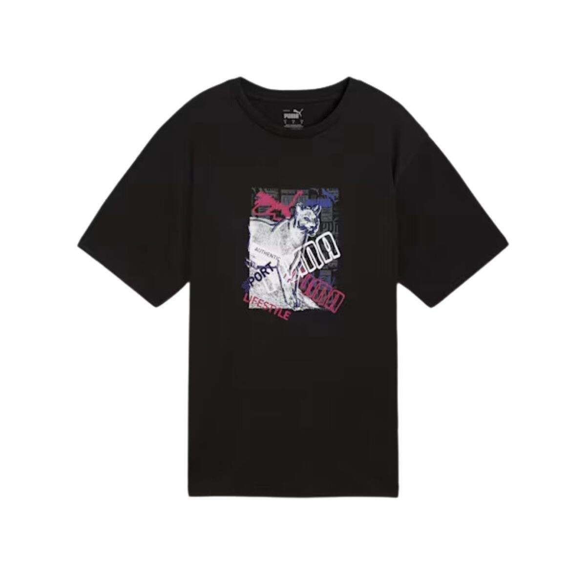 T-SHIRT M/C XS-XL - NEGRO 