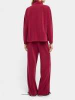 Pantalón Con Cintura Elástica Tacto Suave rojo