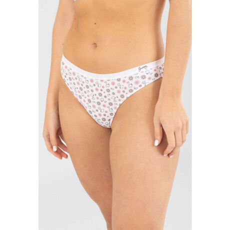 Colaless snoopy flower Blanco