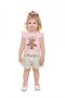 Conj. para bebes (blusa y shorts) ROSA