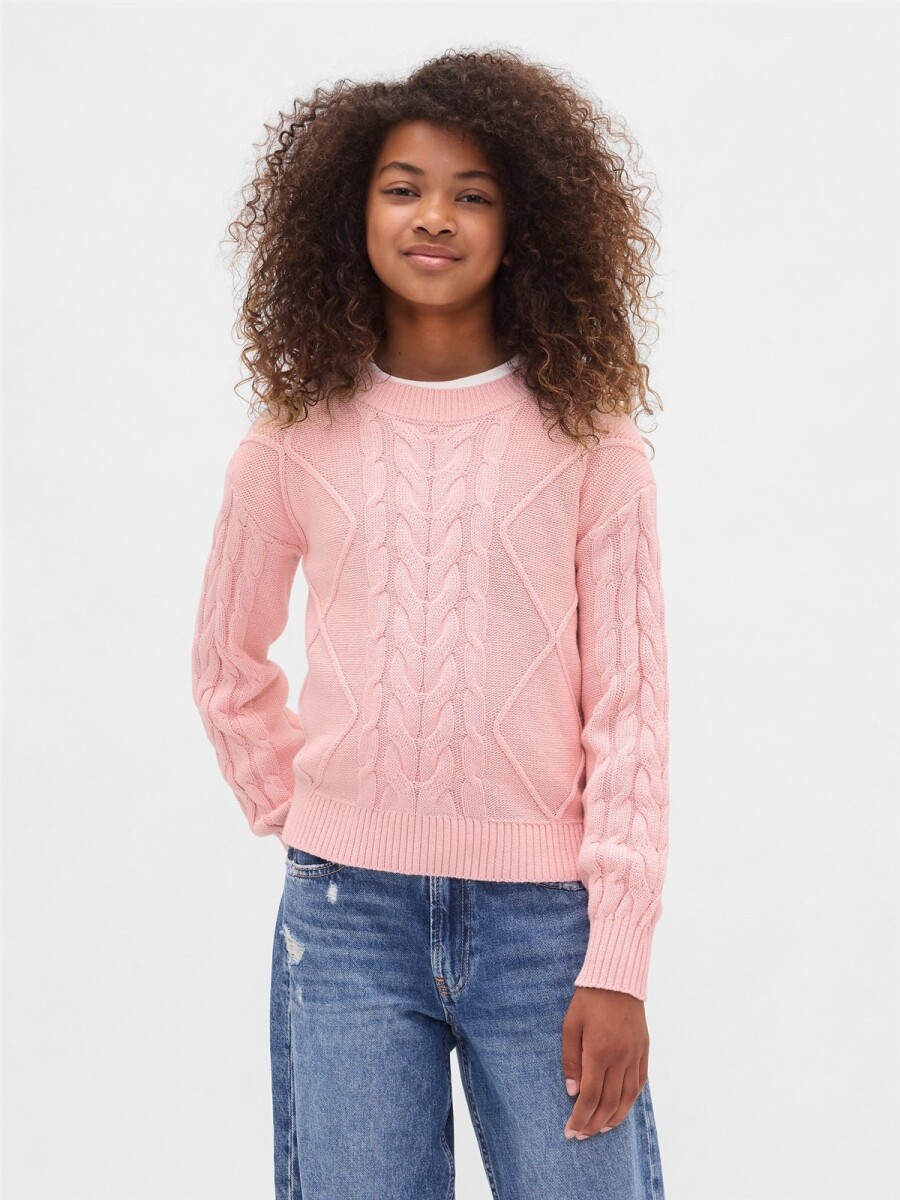 Buzo Con Ochos Niña - Pure Pink 