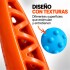 Juguete Morder Perros Gatos Limpieza Dental Golosinas Premio Celeste Naranja