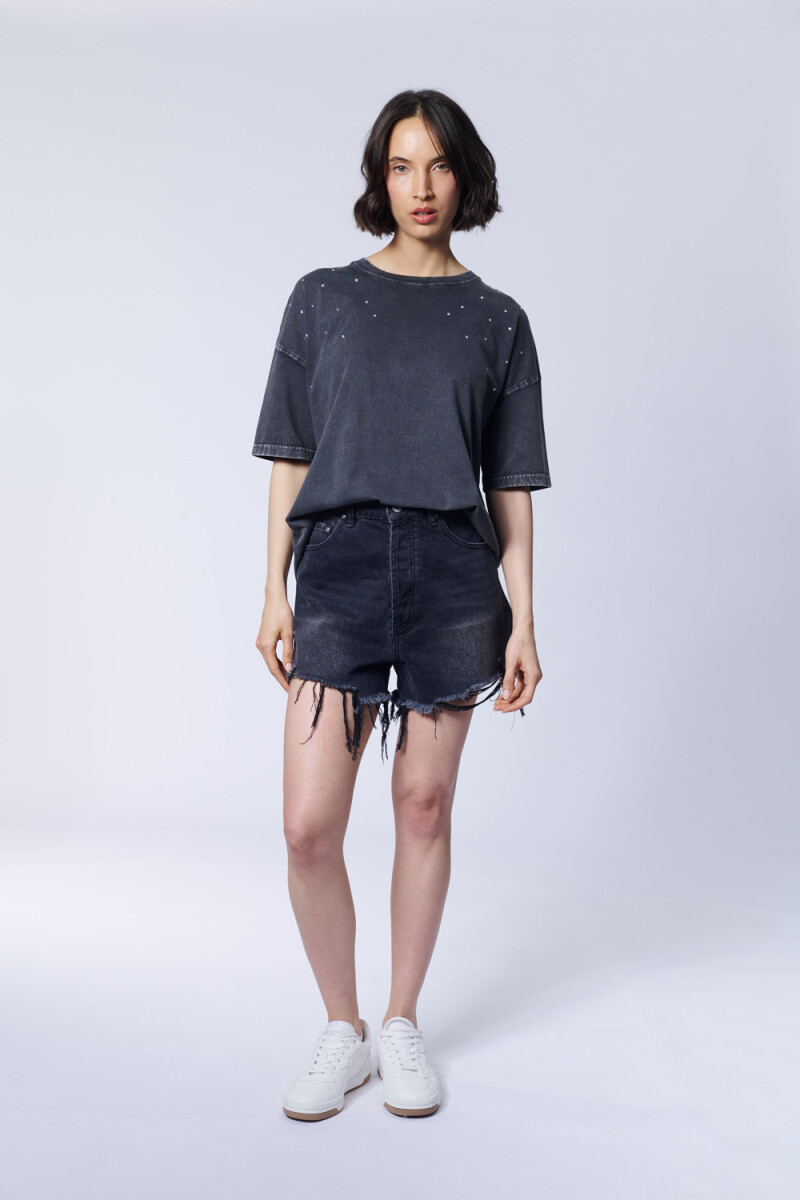 Short Jean - Negro 