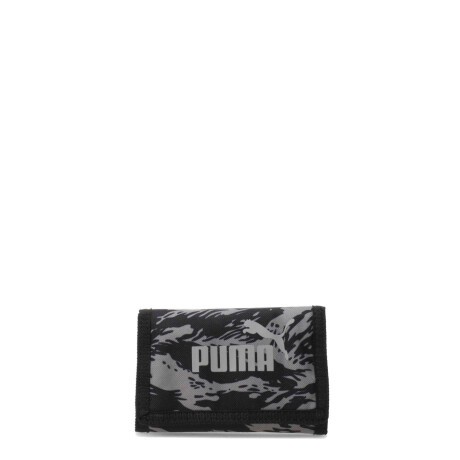 Billetera Puma Phase Aop Negro - Gris