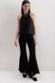Top Voile Negro