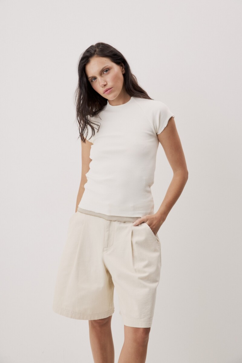 REMERA PILON Blanco