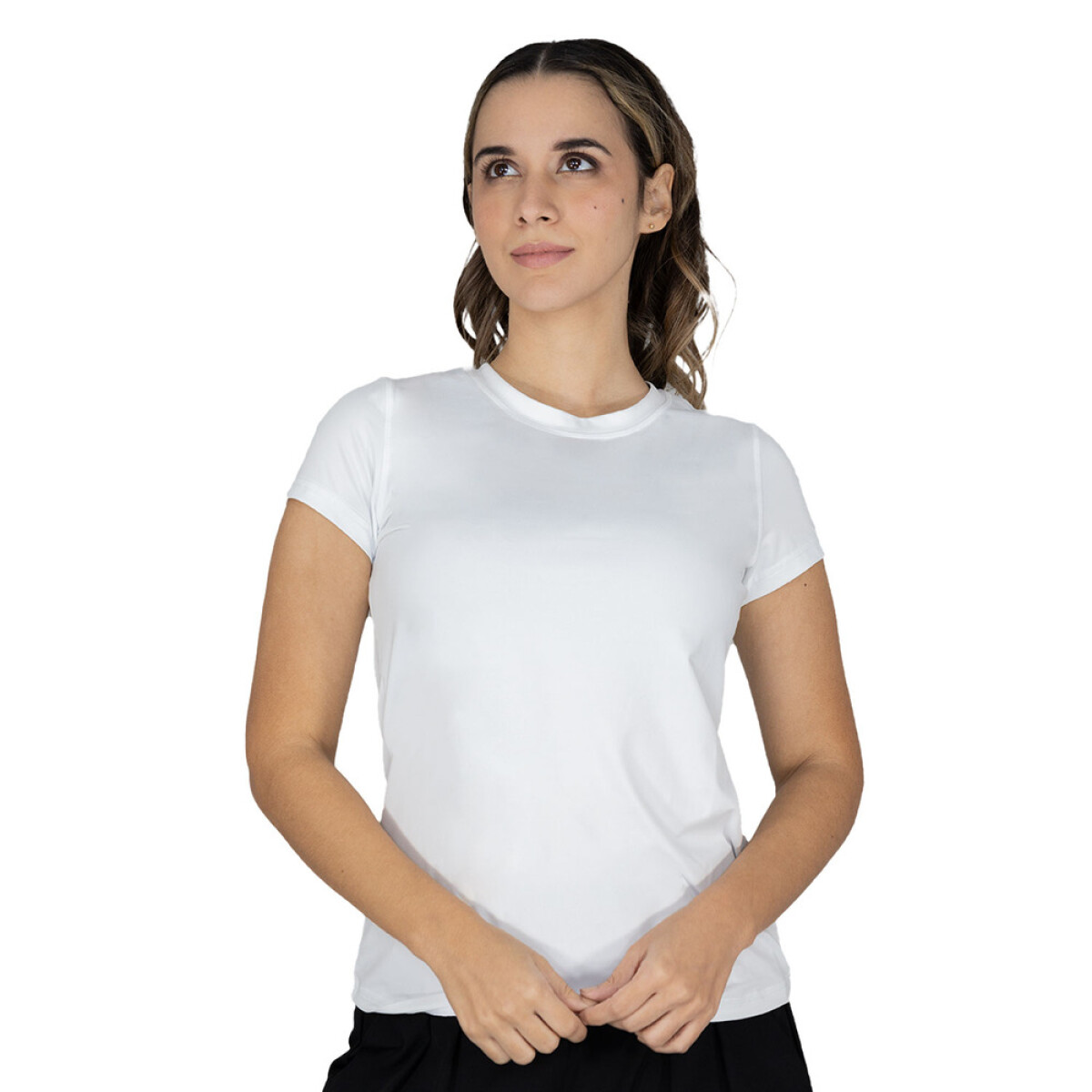 TSHIRT FEM POLY/SPX EVERLAST E-DAY WT W6 - BLANCO 
