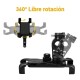 Soporte Celular Bicicleta Moto Monopatin Manubrio 360° Negro Soporte Celular Bicicleta Moto Monopatin Manubrio 360° Negro