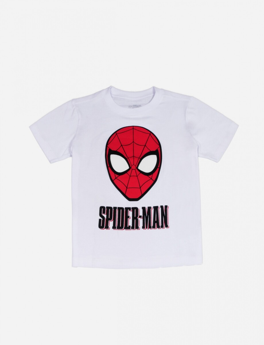 Camiseta m/c niño Spiderman - Blanco 