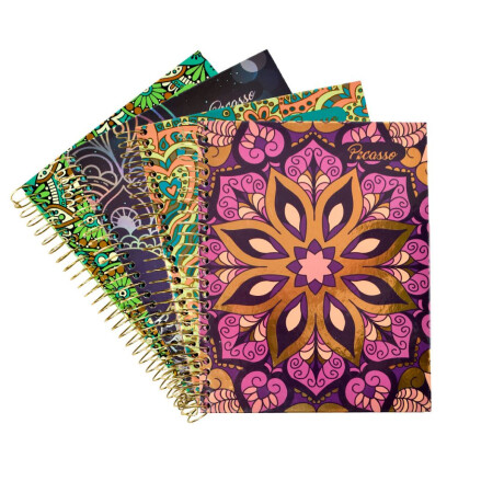 Cuaderno espiral 150 hojas tapa dura Picasso Cuaderno espiral 150 hojas tapa dura Picasso