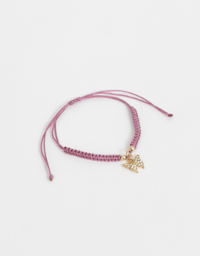 Pulseras Flexibles Con Mariposas Pulsera Flexible Con Mariposa - Dorado