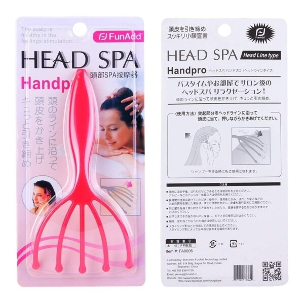 Masajeador Cabeza Garra Diseño Mano Plastico Masaje Fiesta Color Variante Rosado