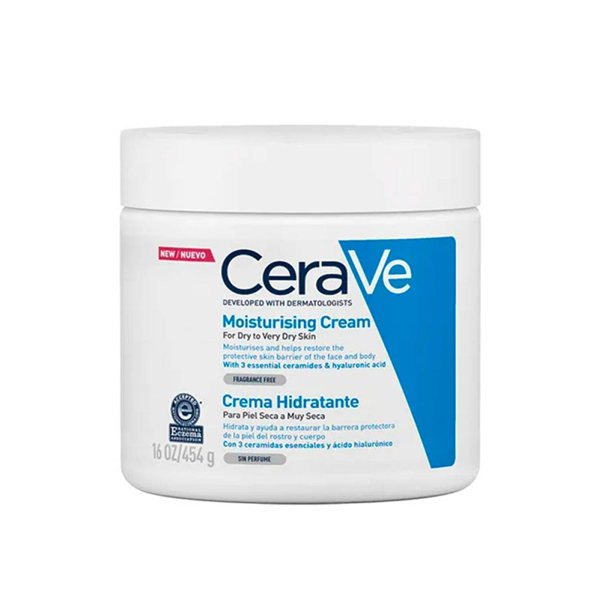 Crema Hidratante Ácido Hialurónico 454 ml - CeraVe 
