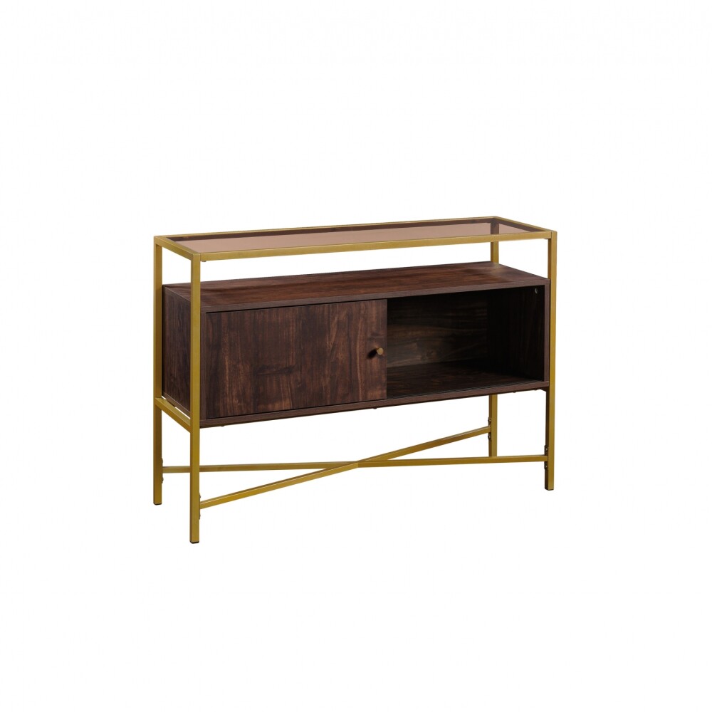 Mesa de Arrime con Estante - Sauder - Linea Harper Heights Mesa de Arrime con Estante - Sauder - Linea Harper Heights