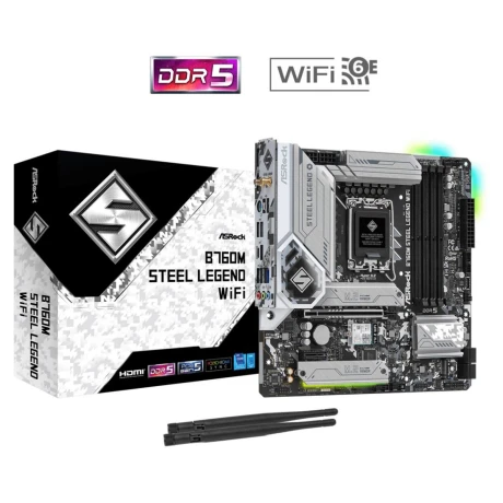 Motherboard Asrock B760M St Legend Wifi DDR5 S1700 001