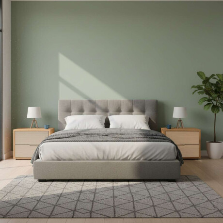 Mesa de Luz 2 cajones Moderna Hanover Frizz