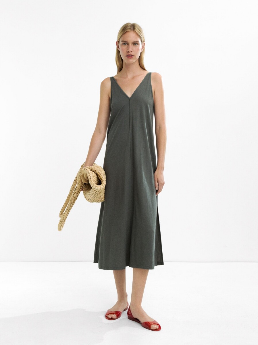 Vestido T Display 1 June - caqui 