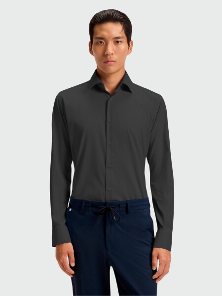 BOSS Black - Camisa Slim Fit Negro