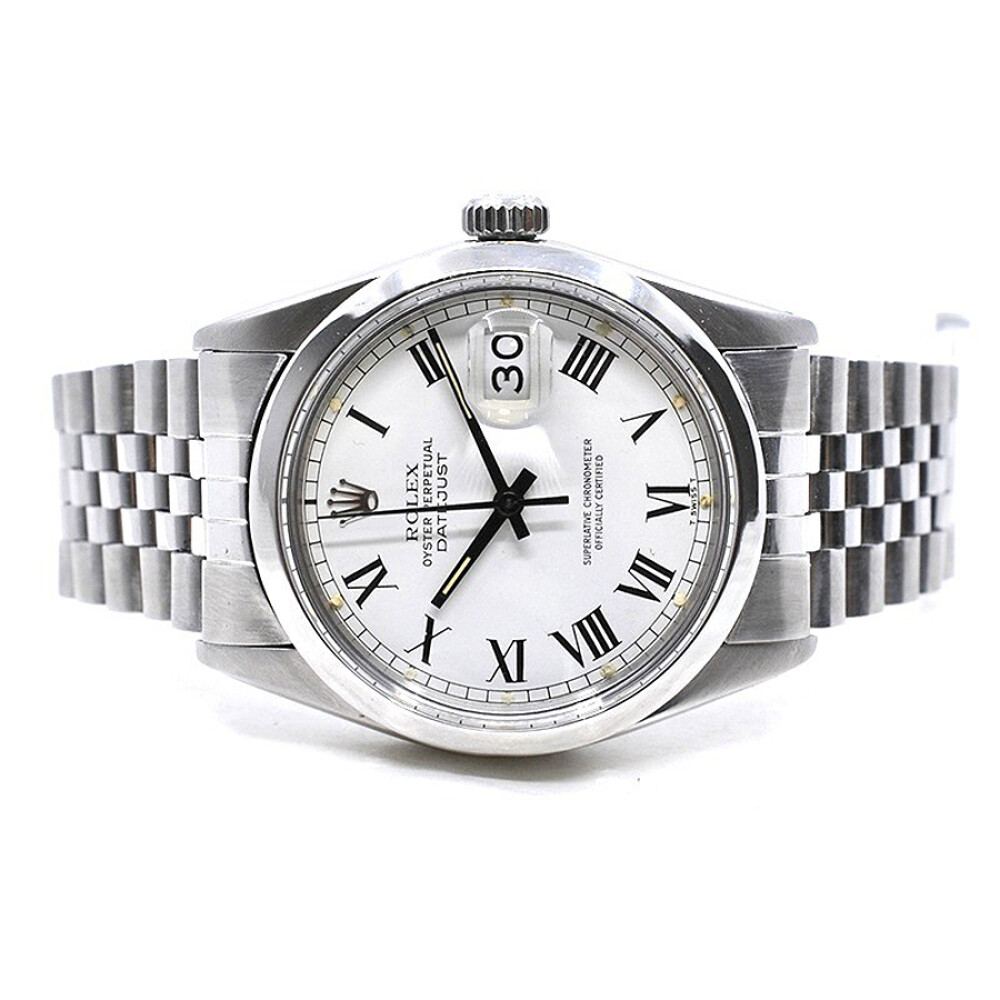 Rolex Datejust 16000 Calendario Rapido 36 Mm Año 1984 Acero Inoxidable Rolex Datejust 16000 Calendario Rapido 36 Mm Año 1984 Acero Inoxidable