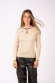 Sweater Snit Beige