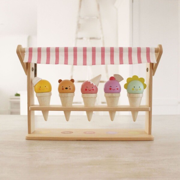 Tienda Helado Sonrisas Juguete Infantil Madera Tender Leaf Tienda Helado Sonrisas Juguete Infantil Madera Tender Leaf