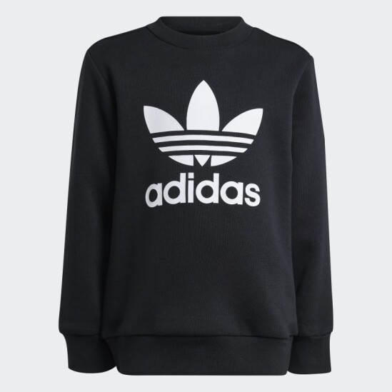 Conjunto Adidas Trifolio Adicolor Negro