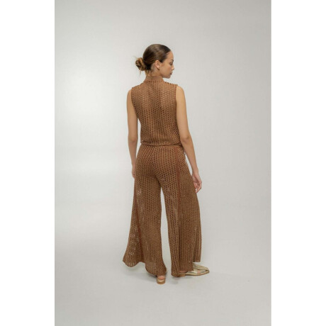 Pantalón Wide Hole Chocolate