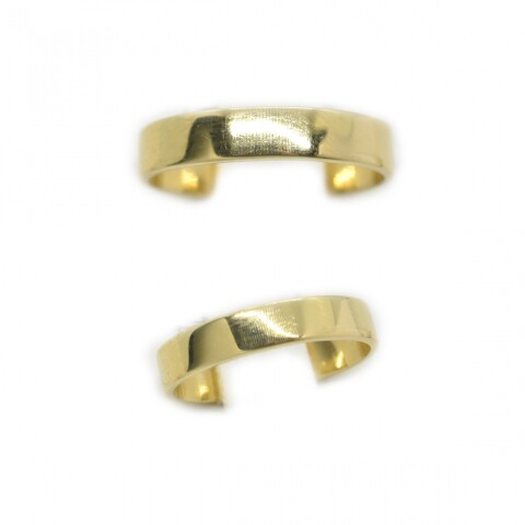 Par de Alianzas y Cintillo en Oro 18 Kilates 3.5mm Faja Par de Alianzas y Cintillo en Oro 18 Kilates 3.5mm Faja