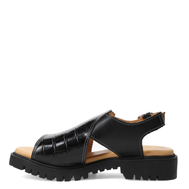 Sandalia de Mujer Furtiva Negro (Croco)