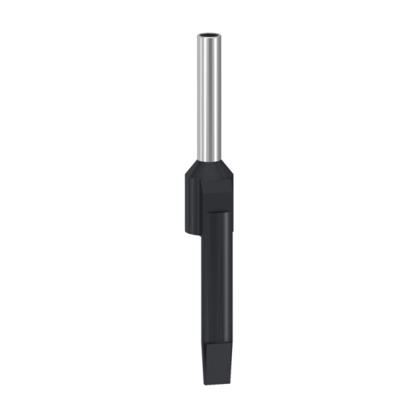 Terminal tipo pino ø1,5mm² negro TL3515