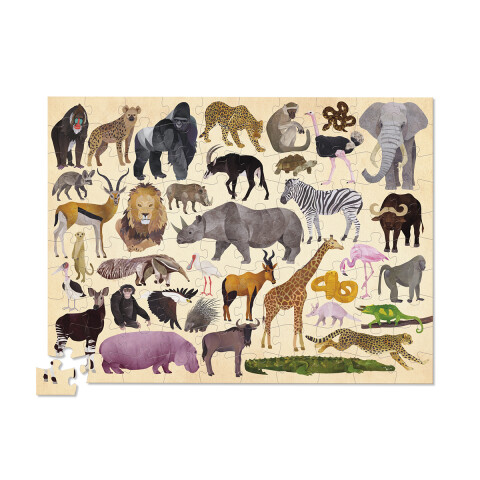 Puzzle Crocodile Creek 100 Piezas 35 x 48 cm ANIMALES