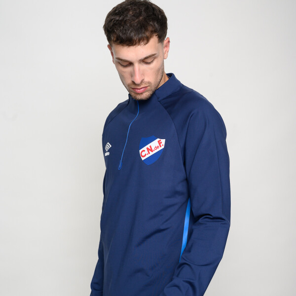 BUZO MEDIO CIERRE POLYTRAINING Nacional Hombre 001