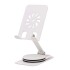 Soporte Base Porta Celular Escritorio Mesa Ajustable 360 Color Variante Blanco