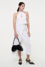 TOP HALTER Blanco